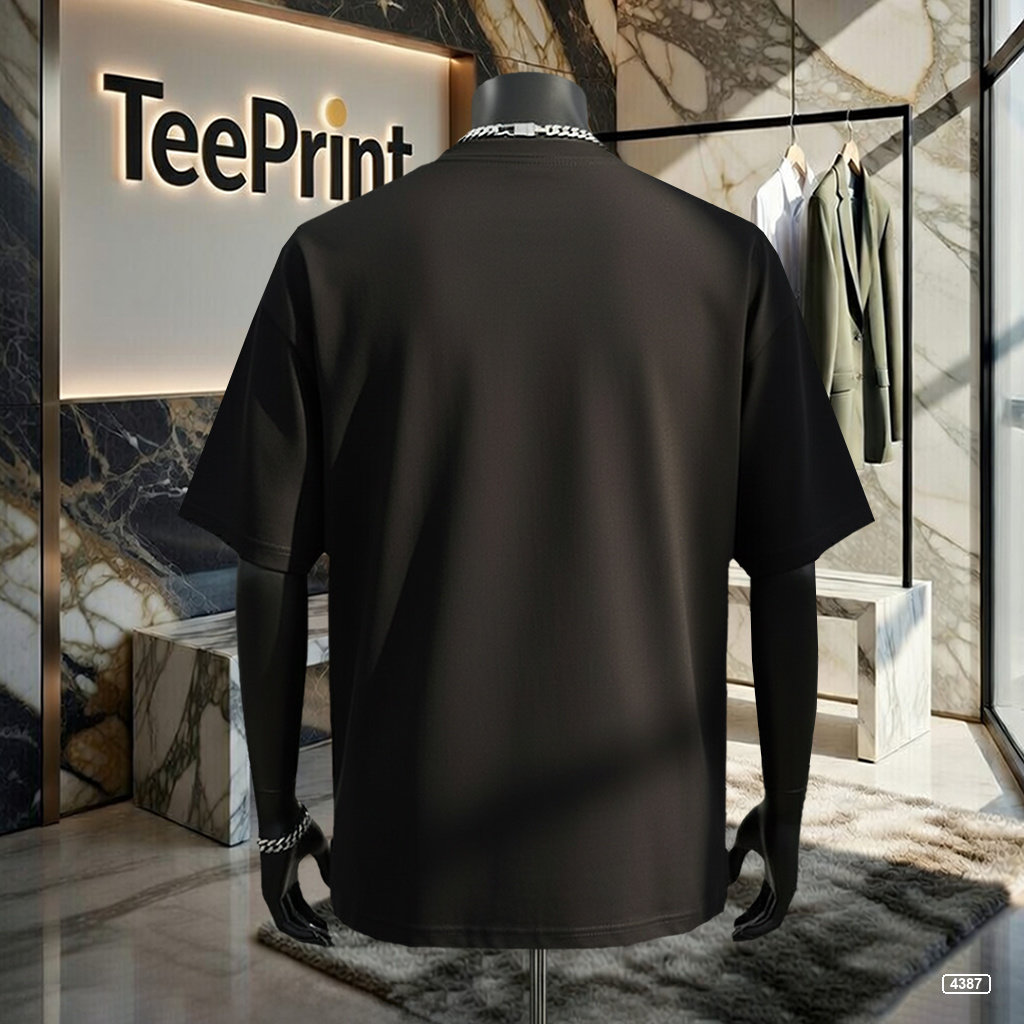 Áo thun nam Prairie House Buffalo form rộng vintage TeePrint 4387_thumbnail_3