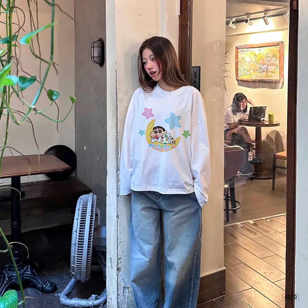 Áo thun tay dài trăng sao Miucho 4270_thumbnail_6