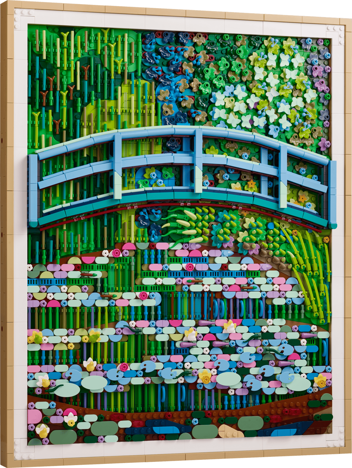 Tranh Non LEGO Claude Monet – Bridge over a Pond of Water Lilies