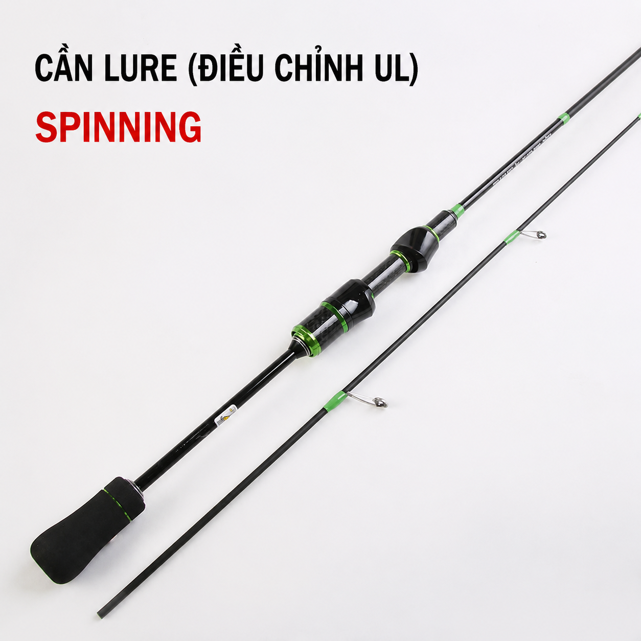 Cần Câu Lure UL Carbon Solid Tip Siêu Nhạy – Casting/Spinning 2-8g, Dây 2-6LB_thumbnail_2