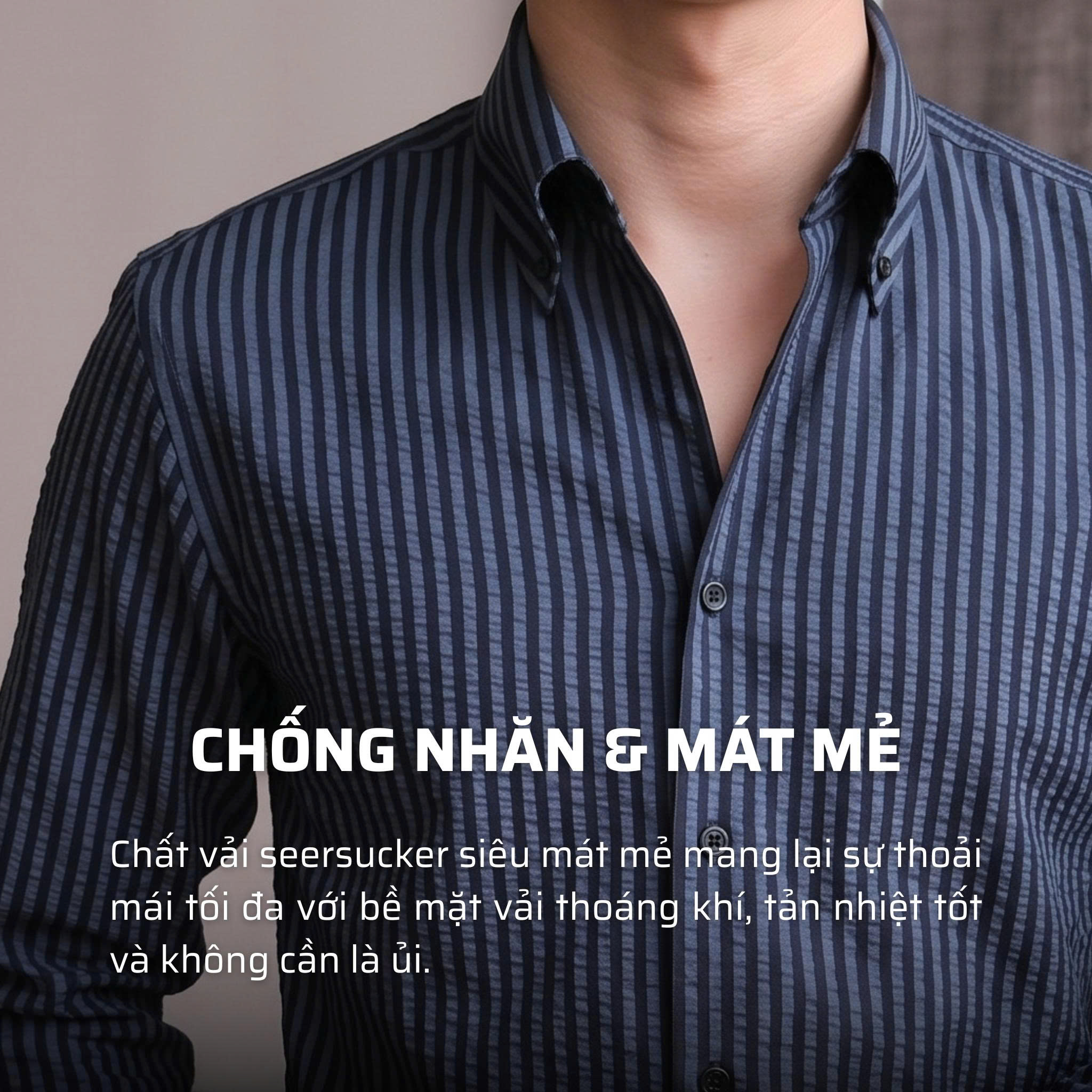 Áo Sơ Mi Seersucker Cổ Button Down_thumbnail_25
