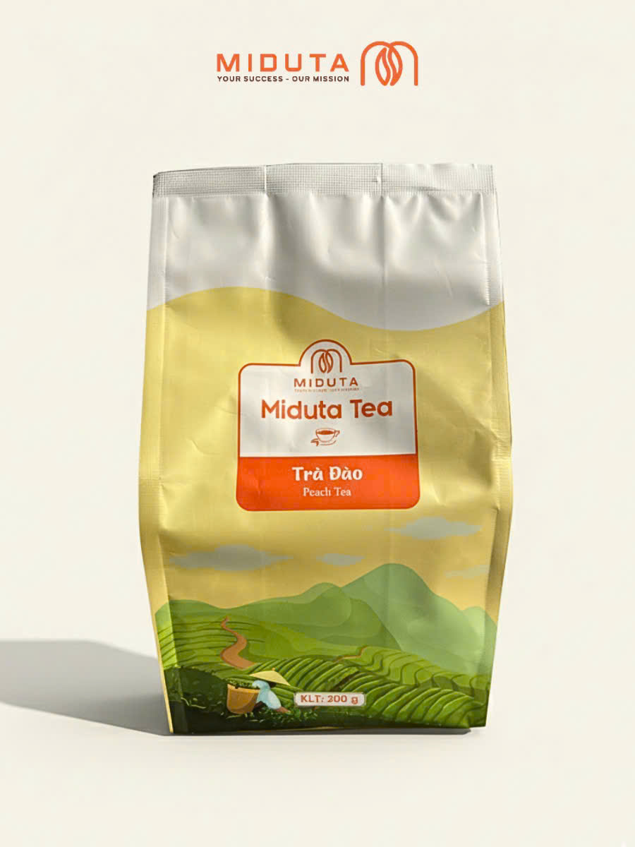 Trà đào túi lọc