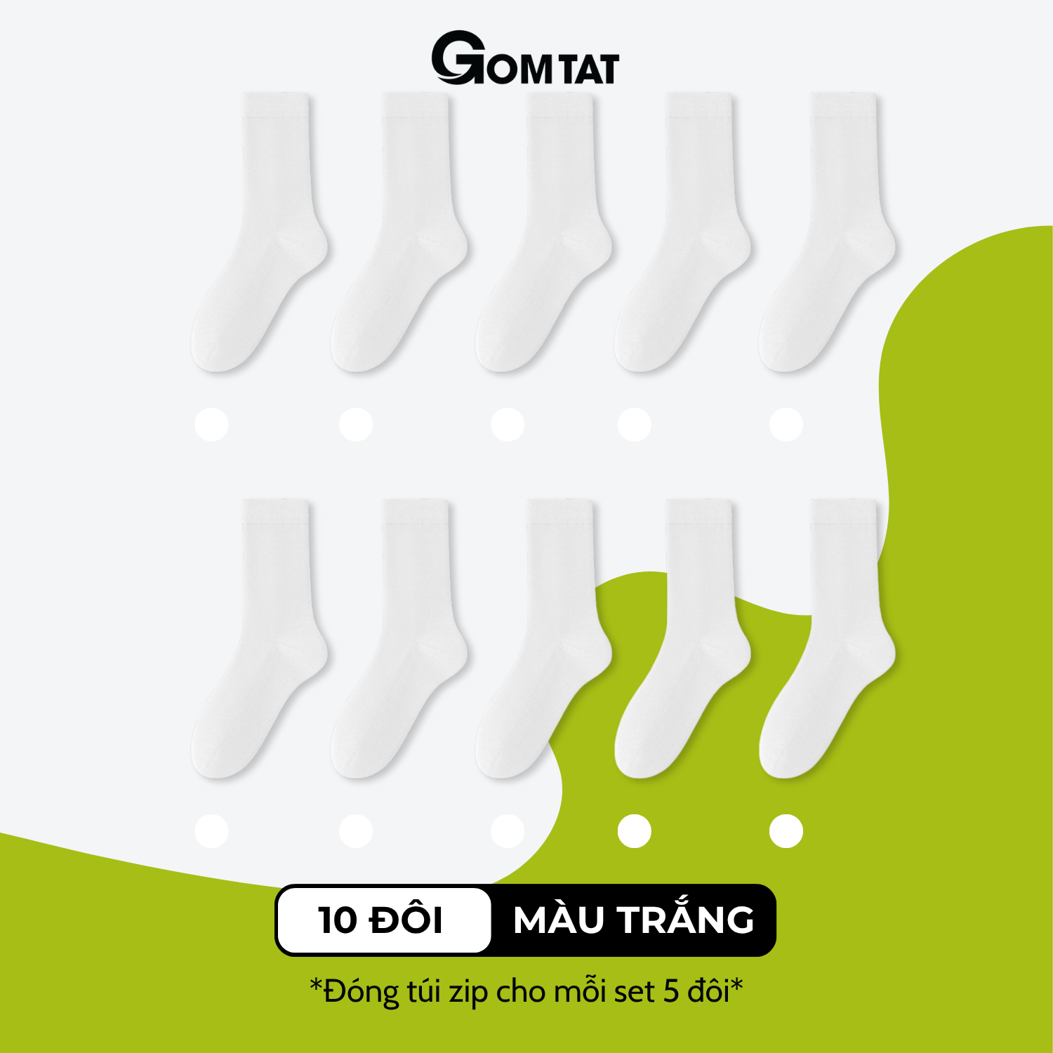 [BEST SELLER - HÀNG MỚI] Combo tất nữ cổ cao mùa hè GOMTAT mẫu trơn basic, vớ nữ chất cotton mềm mại - OAS-1706_thumbnail_12