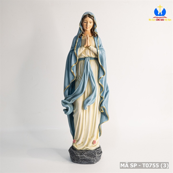 Tượng Đức Mẹ Lộ Đức 50cm vẽ tay_thumbnail_1
