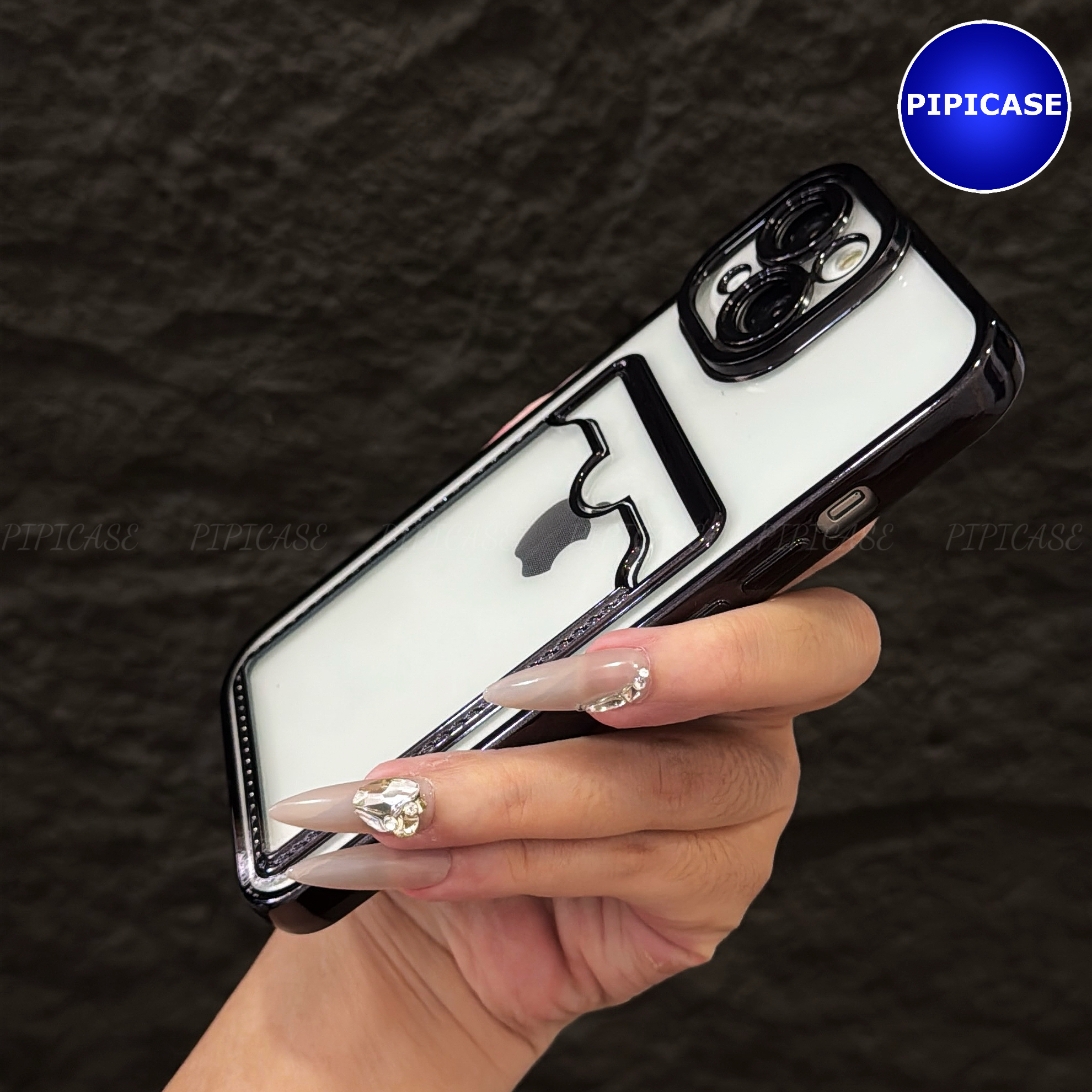 Ốp Lưng iPhone 14 - Ốp Thẻ - Đen_thumbnail_4