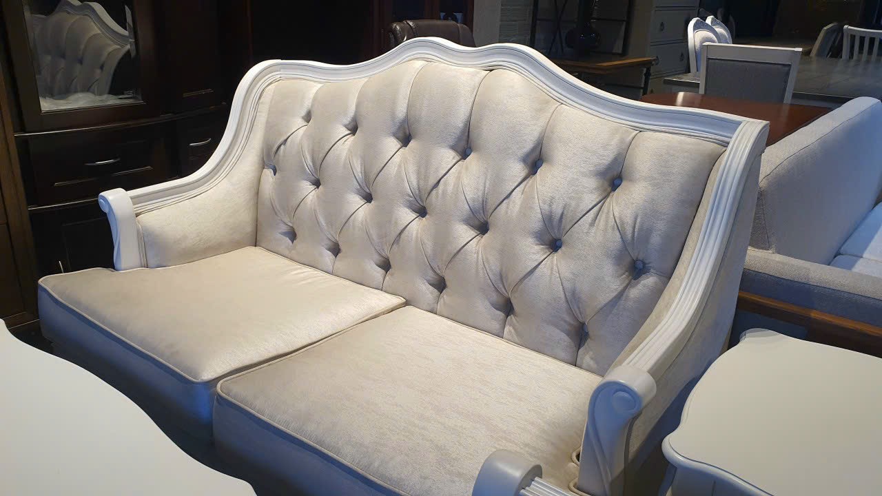GHẾ SOFA hai chỗ TÂN CỔ ĐIỂN SOUFEIYA JAPAN( Lỗi nhẹ thanh lý)_thumbnail_2