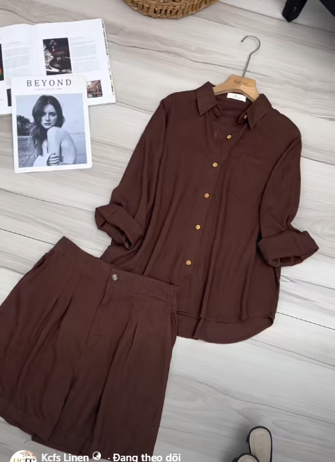 Set đùi linen áo sơ mi tay dài_thumbnail_4