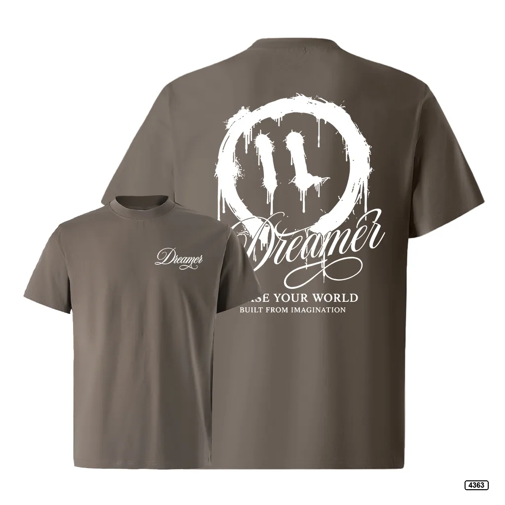 Áo thun nam form rộng Dreamer Slogan TeePrint 4363_thumbnail_16