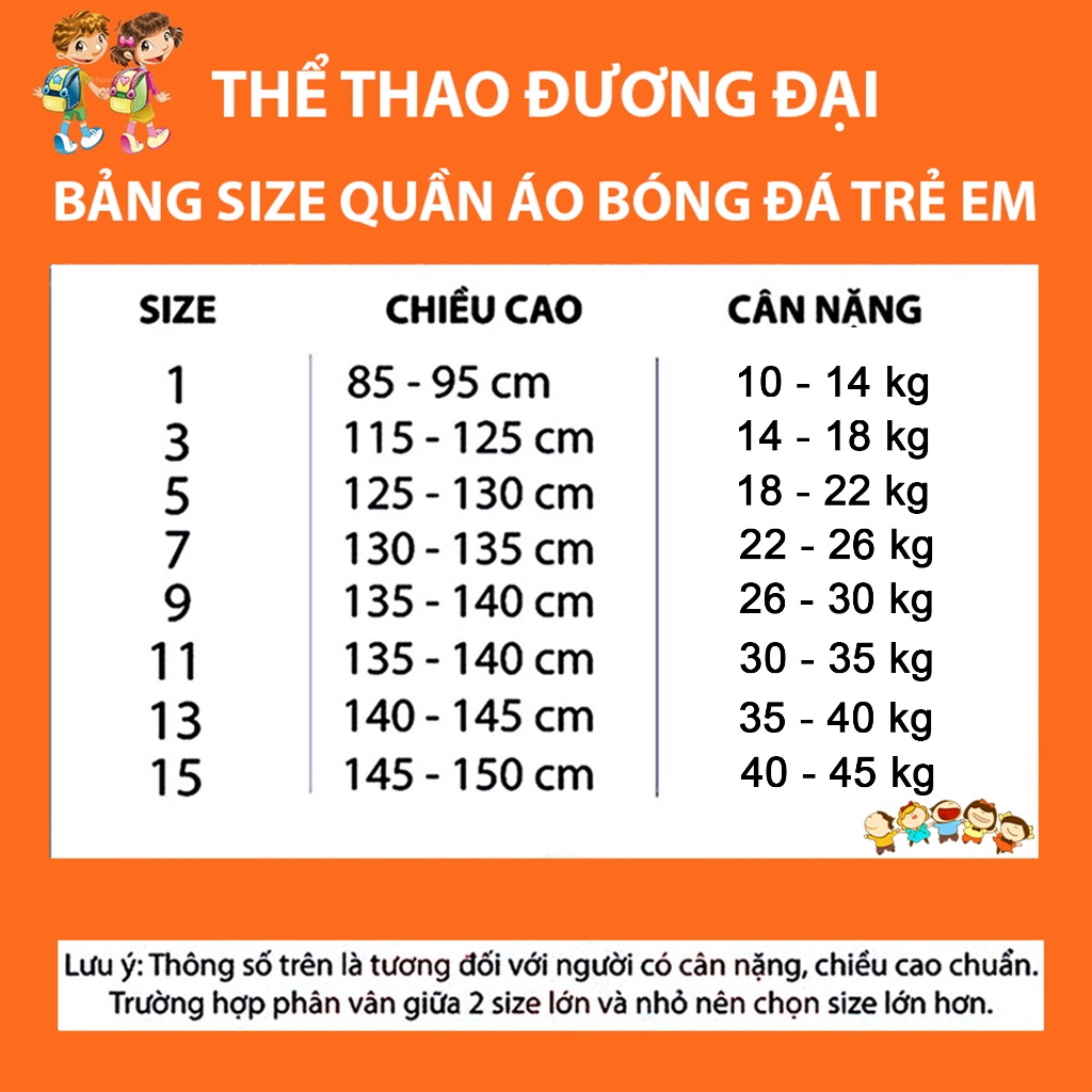 [XẢ HÀNG GIÁ SỐC] Quần Áo Bóng Đá TRẺ EM CLB Đội Tuyển ĐƯỢC CHỌN SIZE, KHÔNG ĐƯỢC CHỌN MẪU_thumbnail_2