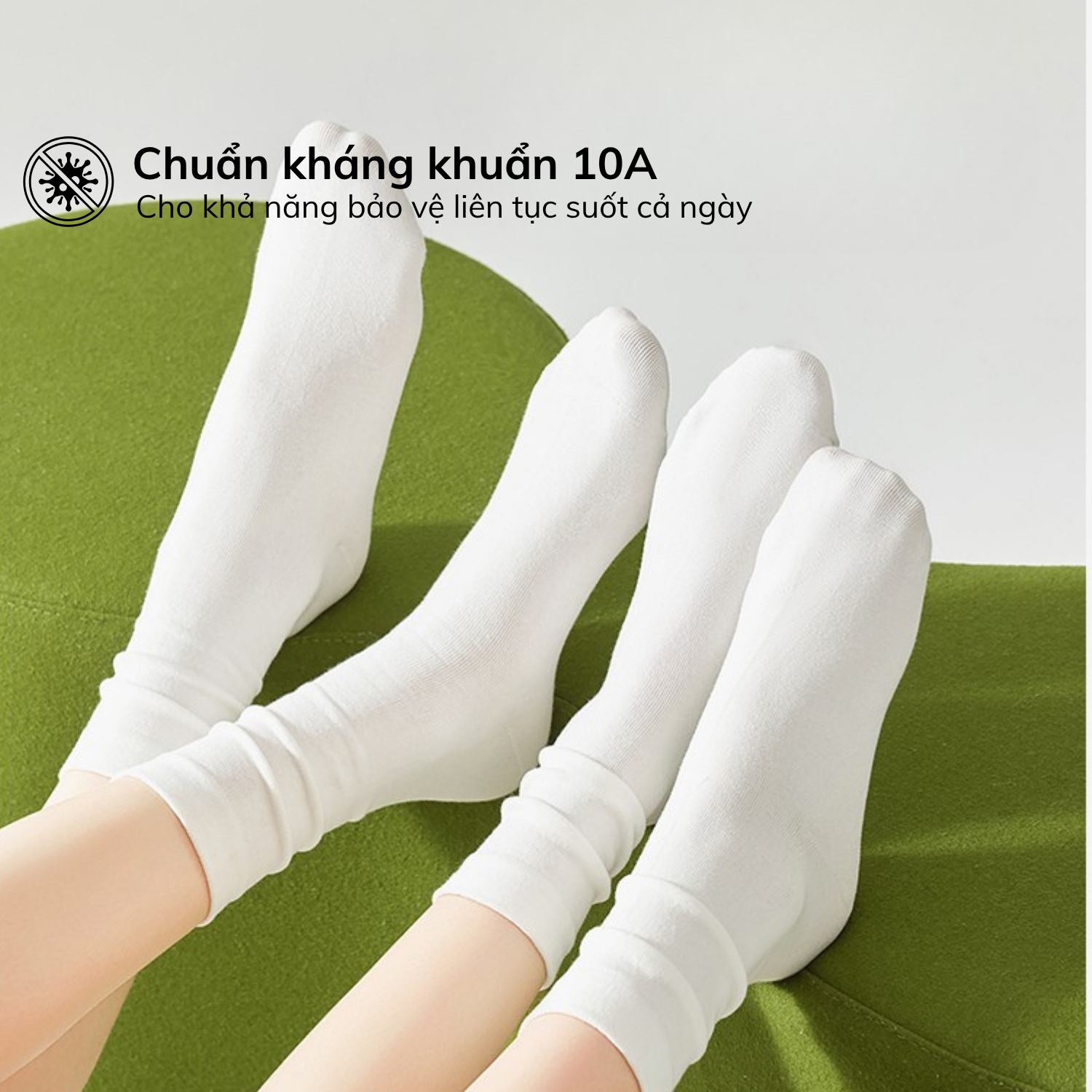 [BEST SELLER - HÀNG MỚI] Combo tất nữ cổ cao mùa hè GOMTAT mẫu trơn basic, vớ nữ chất cotton mềm mại - OAS-1706_thumbnail_4