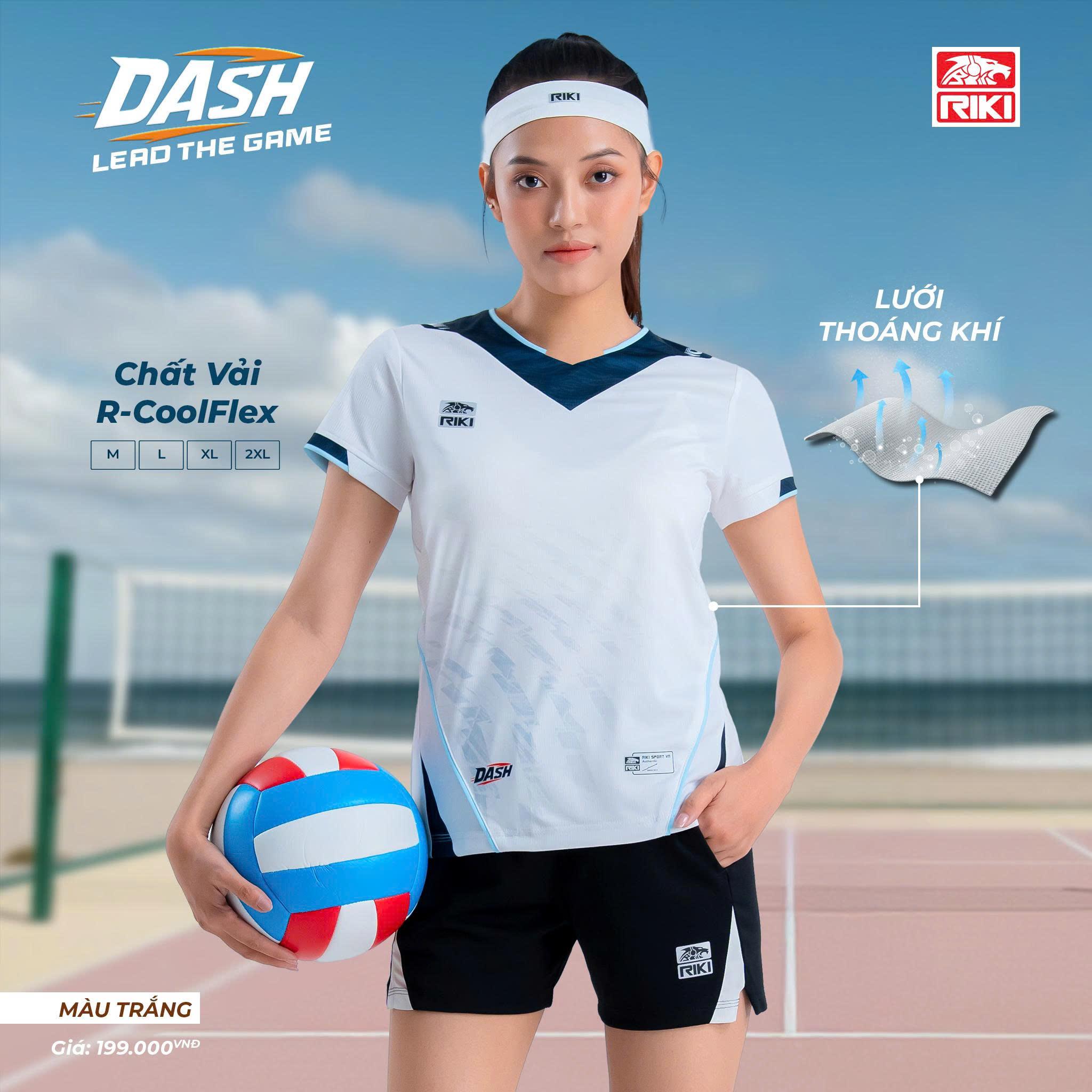 Quần Áo Bóng Chuyền Có Túi Riki DASH Thun Mè R-Coolflex Thoáng Khí Thể Thao Đương Đại_thumbnail_5
