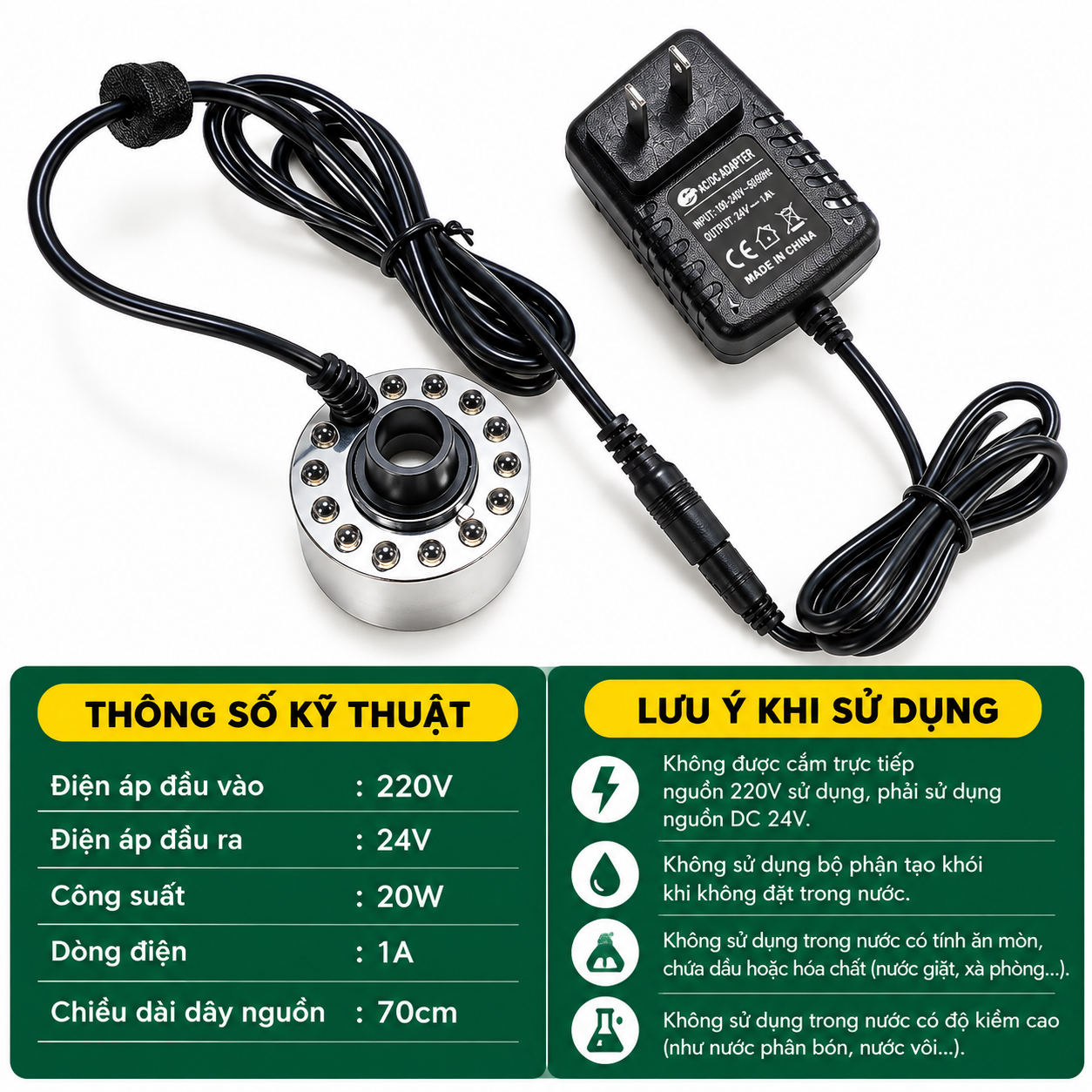 Máy tạo khói mini tạo hiệu ứng khói sương ảo dịu cho hồ cá, tiểu cảnh, hòn non bộ_thumbnail_2