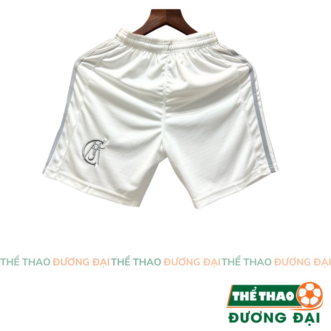 Quần Áo Bóng Đá Rê An Retro 1902 Trắng Xám Thun Mè S-COMF Thoáng Khí Thể Thao Đương Đại_thumbnail_2