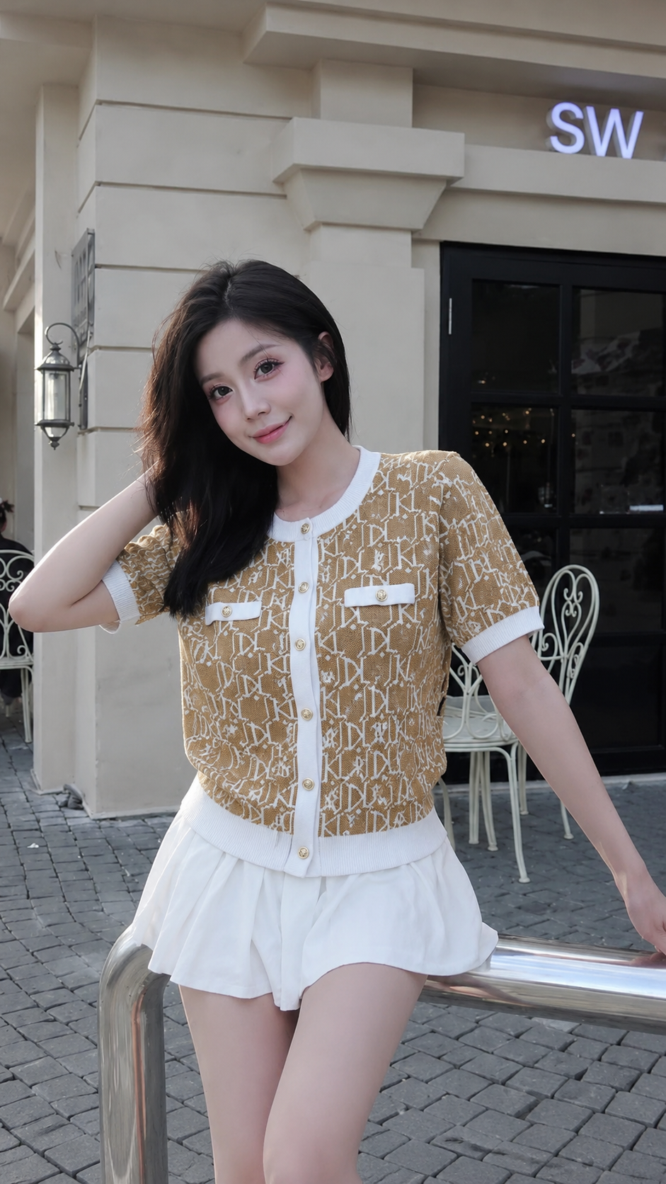 Áo cardigan Ngắn Tay