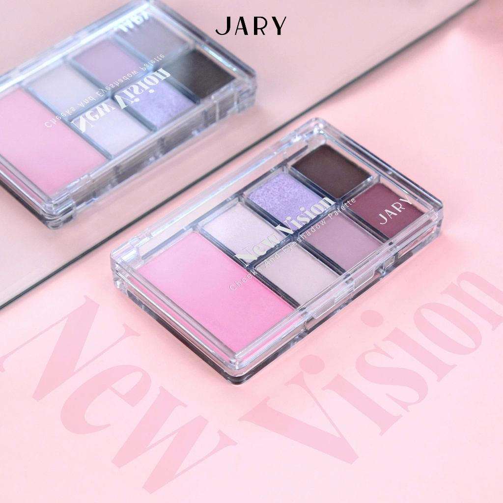 [JARY] Bảng phấn mắt má 7 ô Jary New Vision
