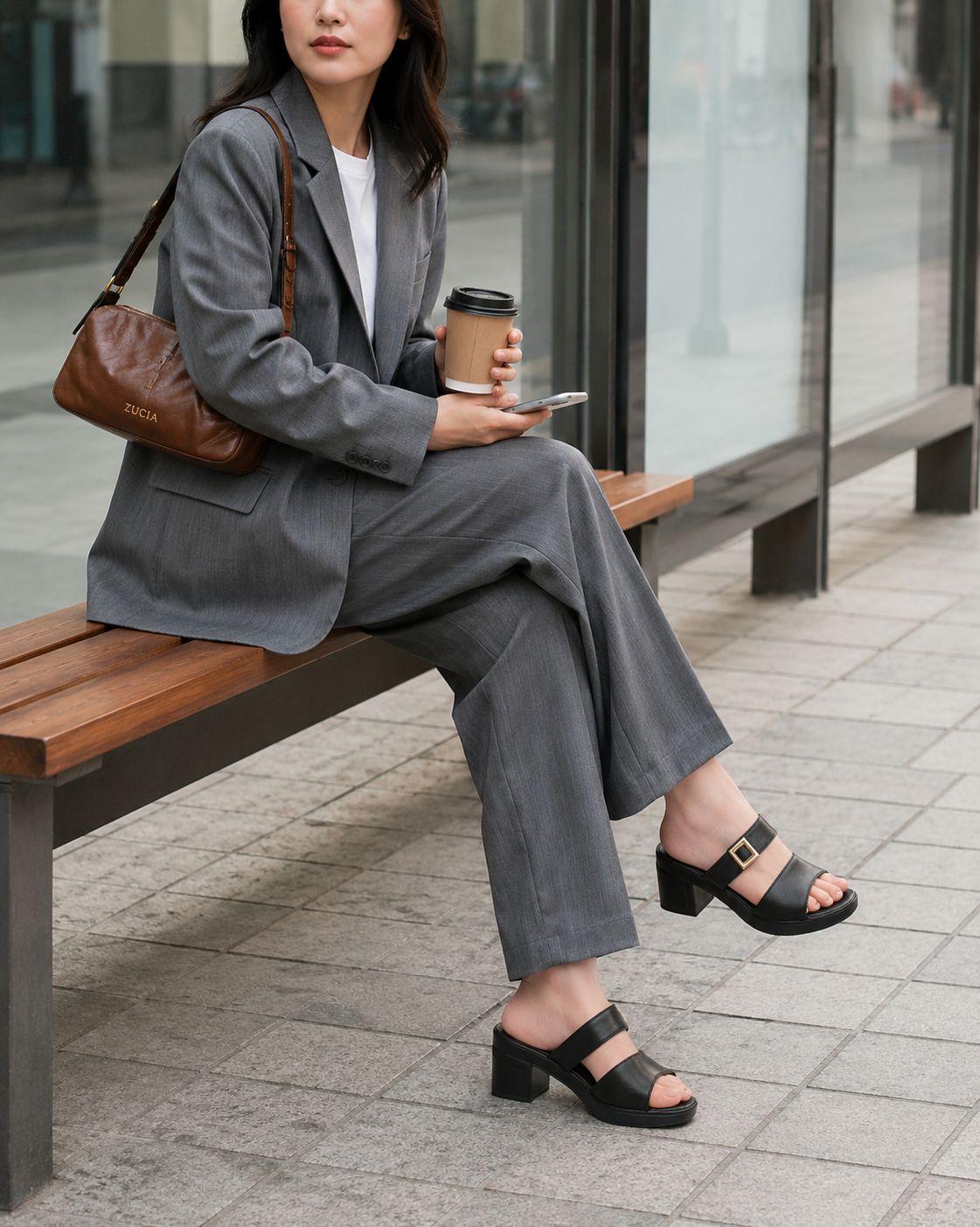 D04- Sandal Cao Gót Nữ 7cm