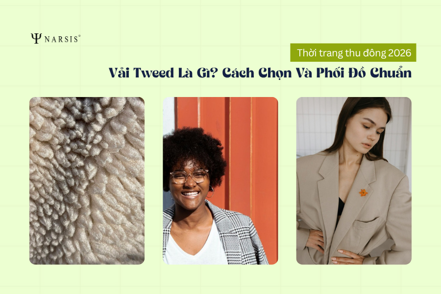 Vải Tweed Là Gì? Cách Chọn, Phối Đồ Chuẩn Phong Cách Thu Đông 2026