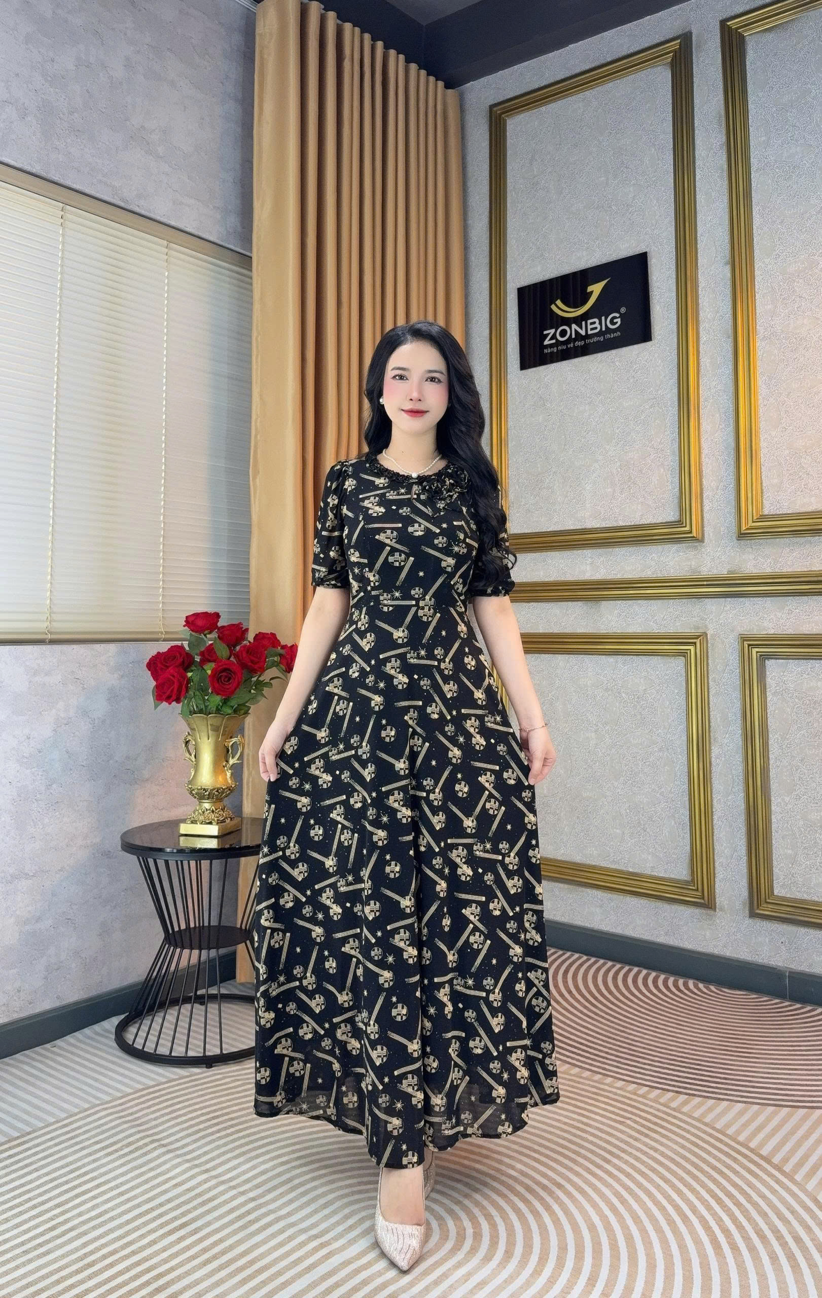 Đầm maxi - Y2217 - Thương hiệu ZONBIG