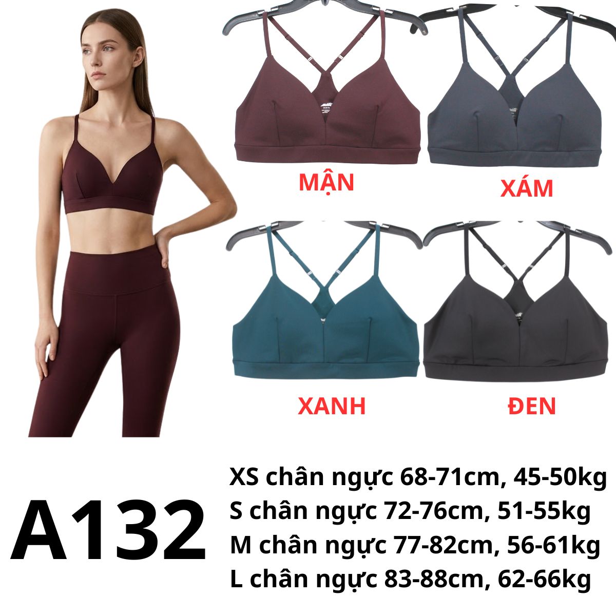 A132- Áo bra tập