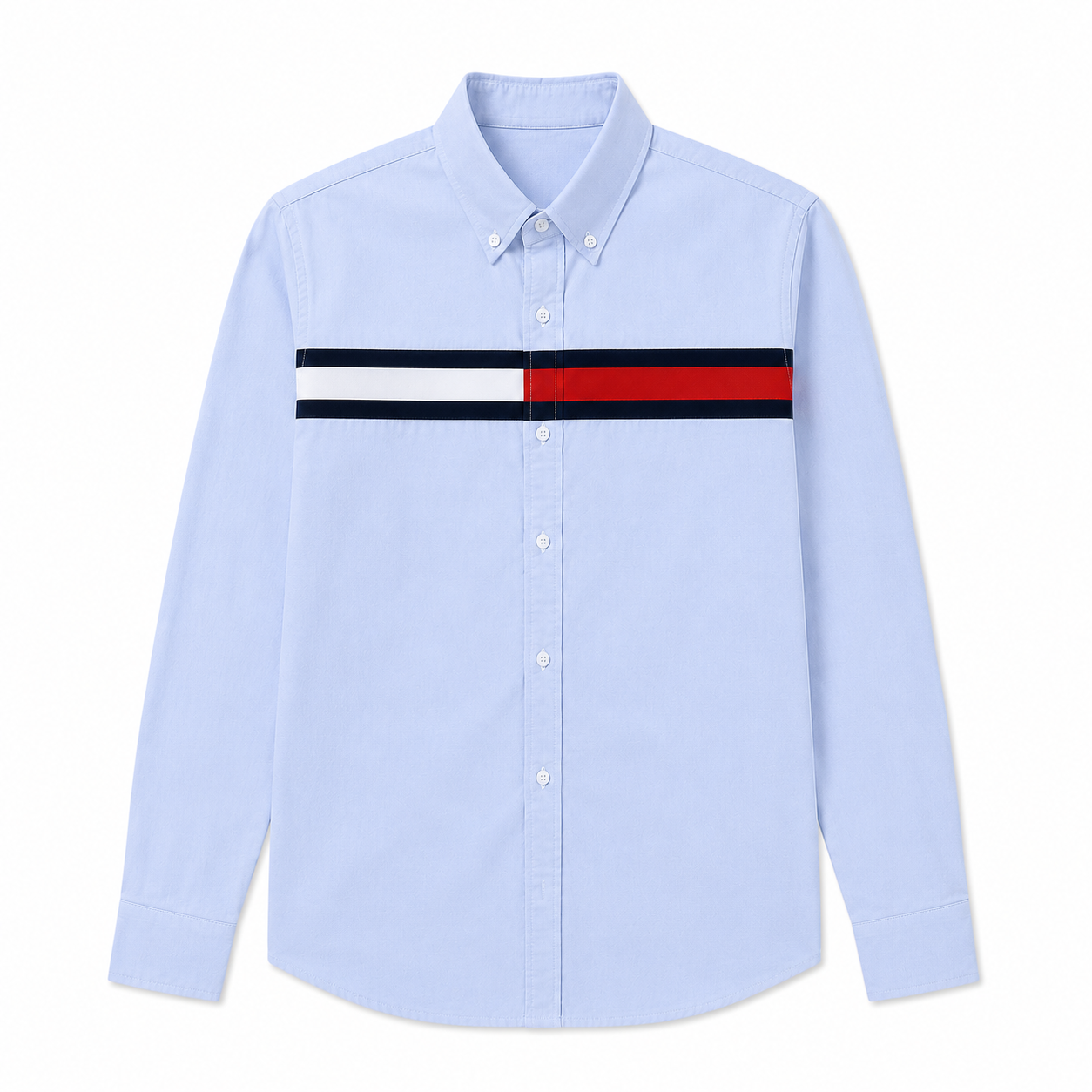 SA80 - Áo sơ mi nam tay dài phong cách Nhật Bản, chất cotton mềm mại, cổ bẻ, thiết kế sọc ngang thời trang_thumbnail_9