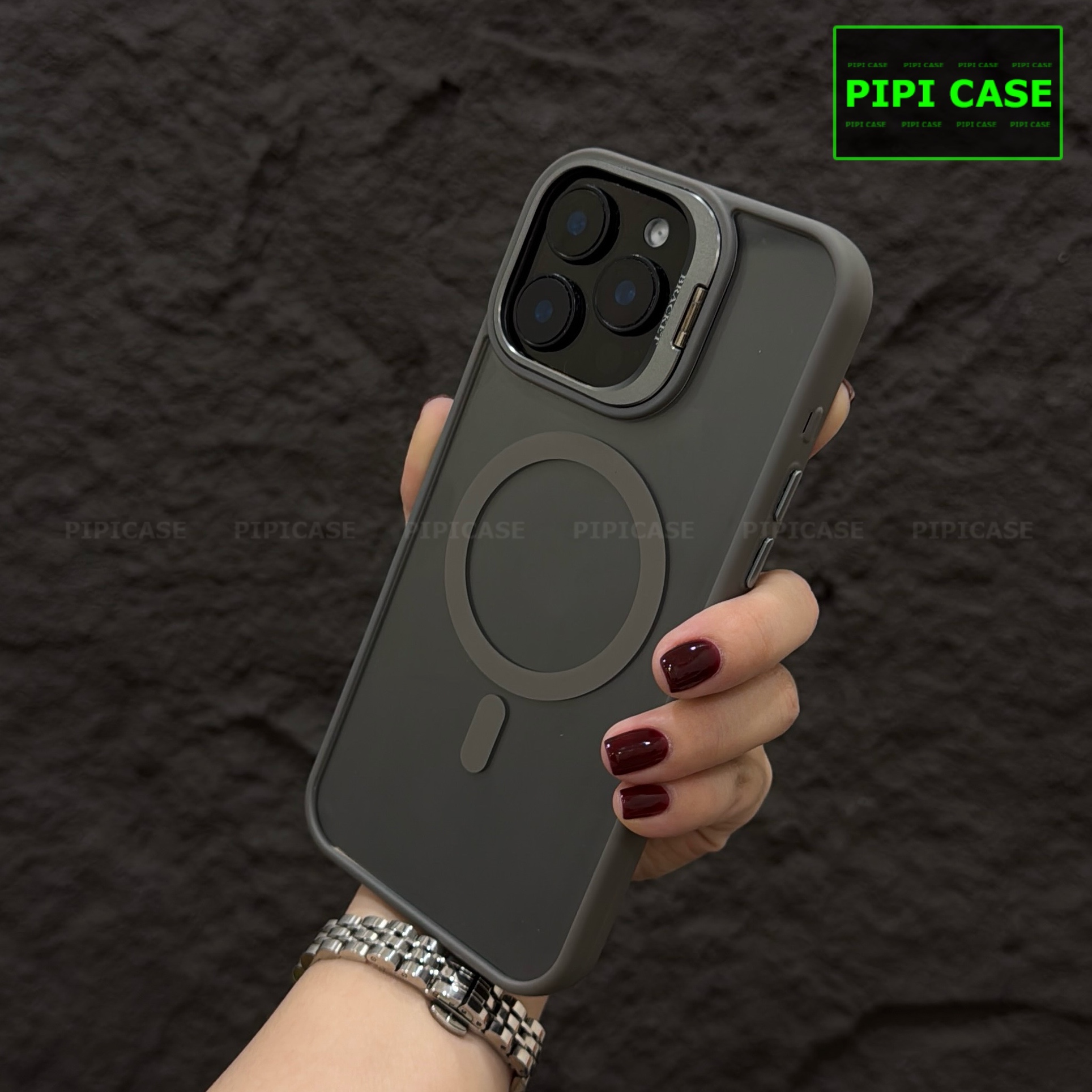 Ốp Lưng iPhone 14 Pro Max - Dansi - Xám_thumbnail_6