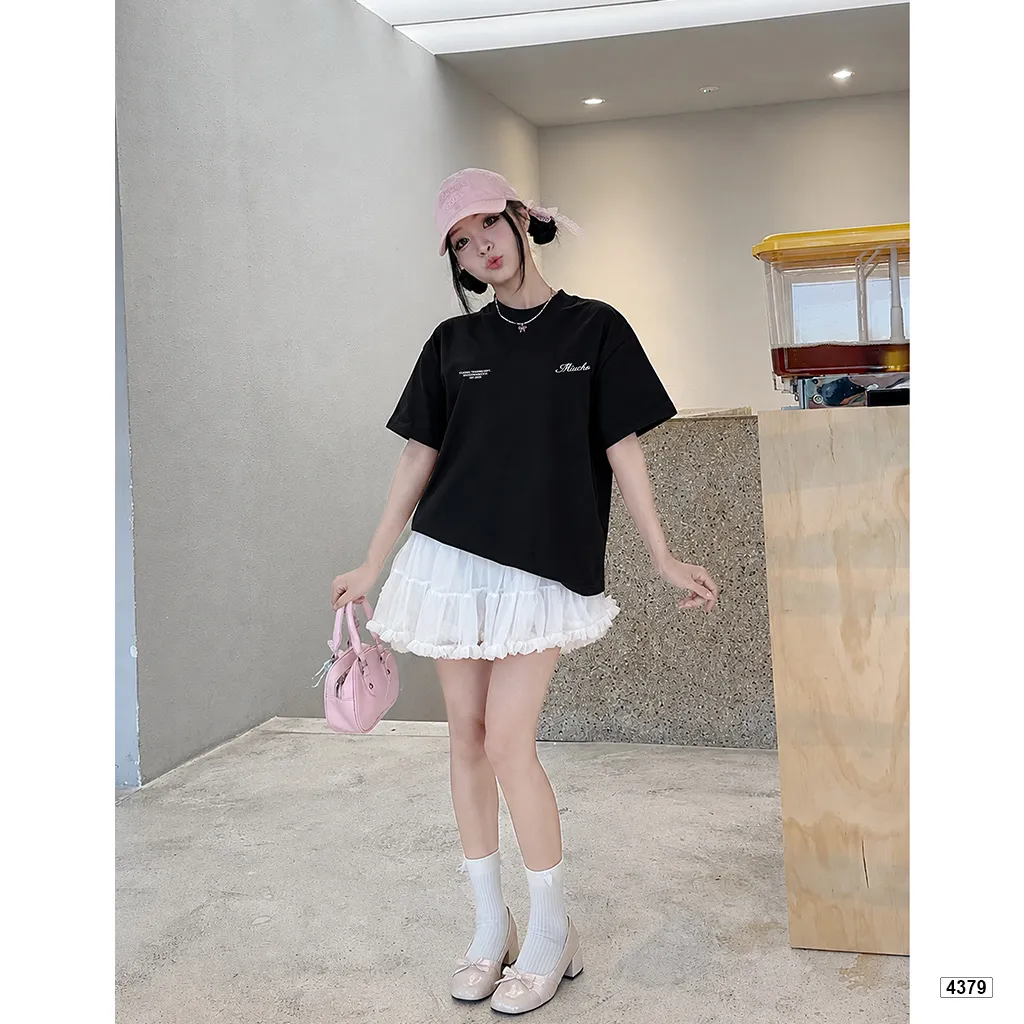 Áo thun unisex classic trading dept form boxy Miucho 4379_thumbnail_4