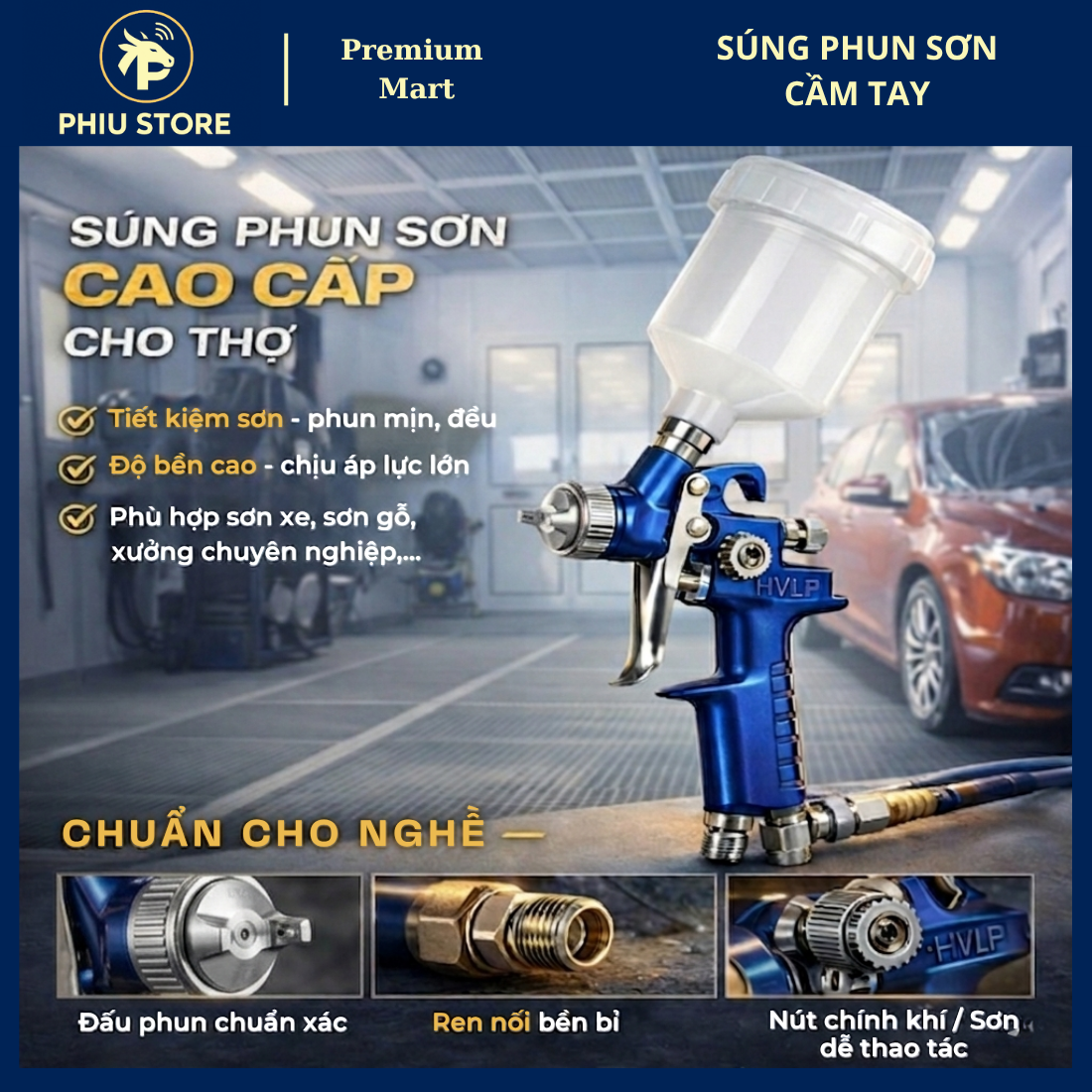 Súng Phun Sơn Cầm Tay Mini