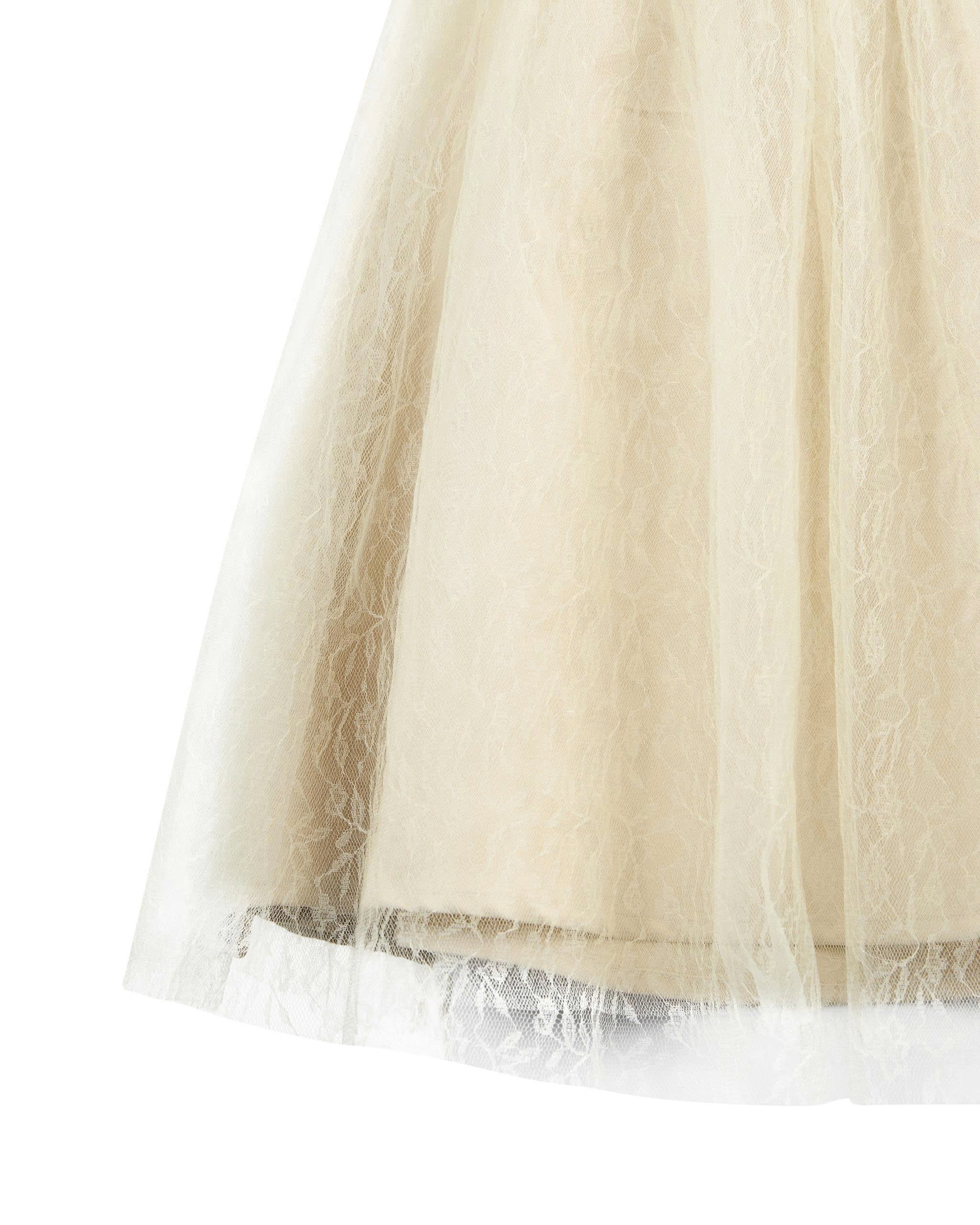 Đầm Ren Hoa Dáng A Bigsize Nữ 3 Lớp Phối Nhún Tạo Độ Phồng Có Lót Cotton Lạnh - Vừa 55–90kg - V-DA243_thumbnail_6