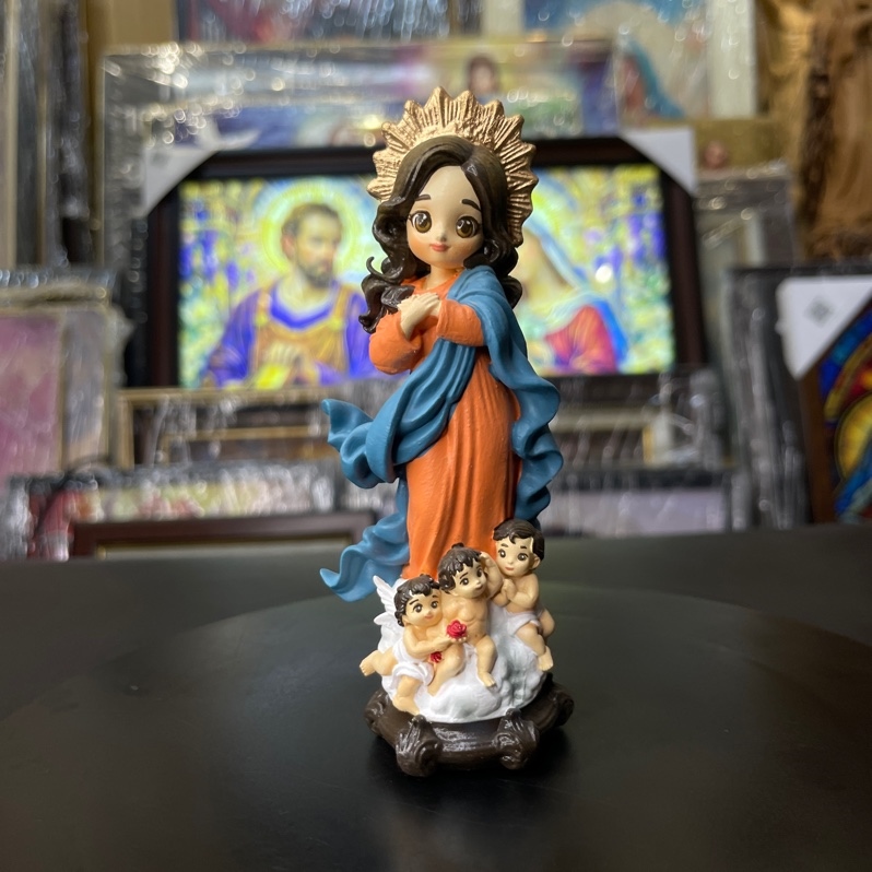 Tượng Mẹ vô nhiễm chibi