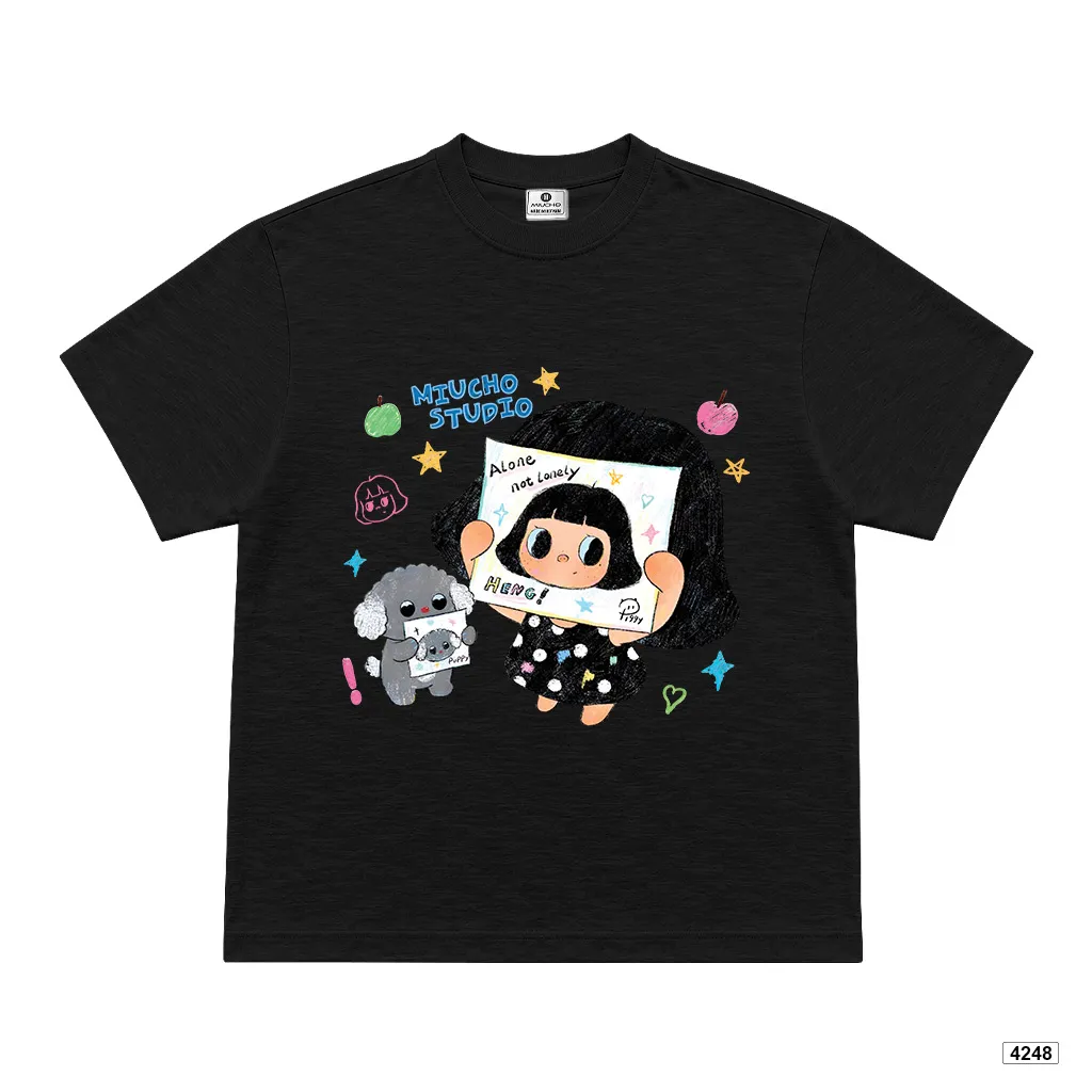 Áo thun nữ form boxy chất vải xước Pretty Girl Miucho 4248_thumbnail_9