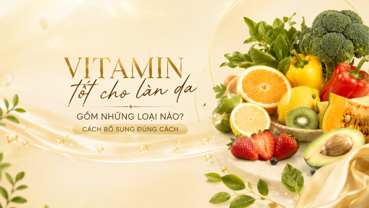 Vitamin tốt cho làn da gồm những loại nào? Cách bổ sung đúng cách