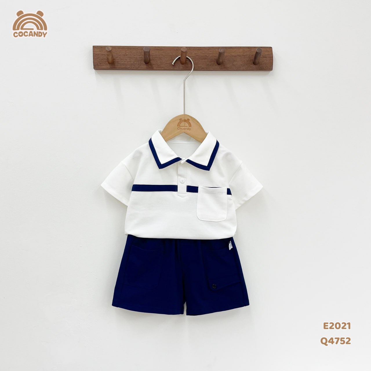 Áo cộc polo TRẮNG viền ngang xanh than_thumbnail_1