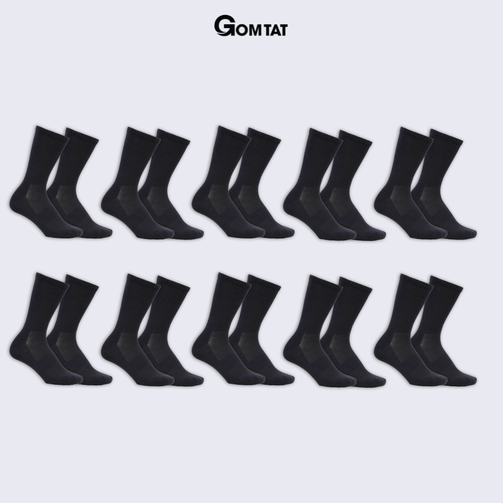 Combo tất cổ trung nam nữ GOMTAT chất liệu cotton cao cấp, thiết kế mặt lưới thoáng khí - STA-KLB_thumbnail_25