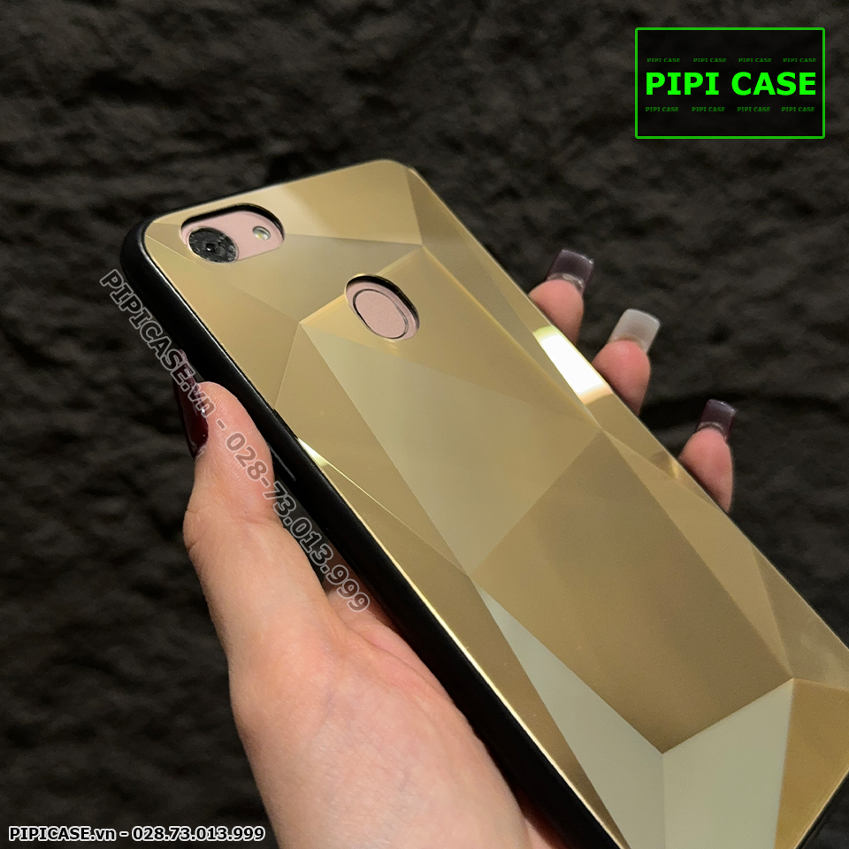 Ốp Lưng Oppo F5 - Kim Cương 6D - Vàng_thumbnail_3