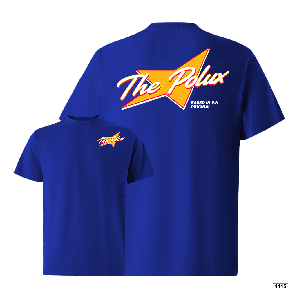 Áo thun nam form rộng logo sao đường phố Polux 4445_thumbnail_16