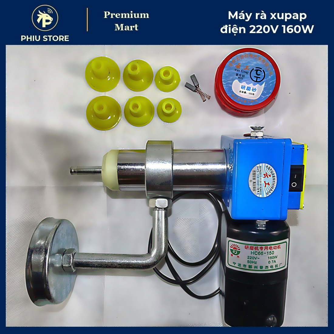 Máy Rà Xupap Điện 220V 160W - Máy Xoáy Xupap Đa Năng Cho Ô Tô Xe Máy_thumbnail_1