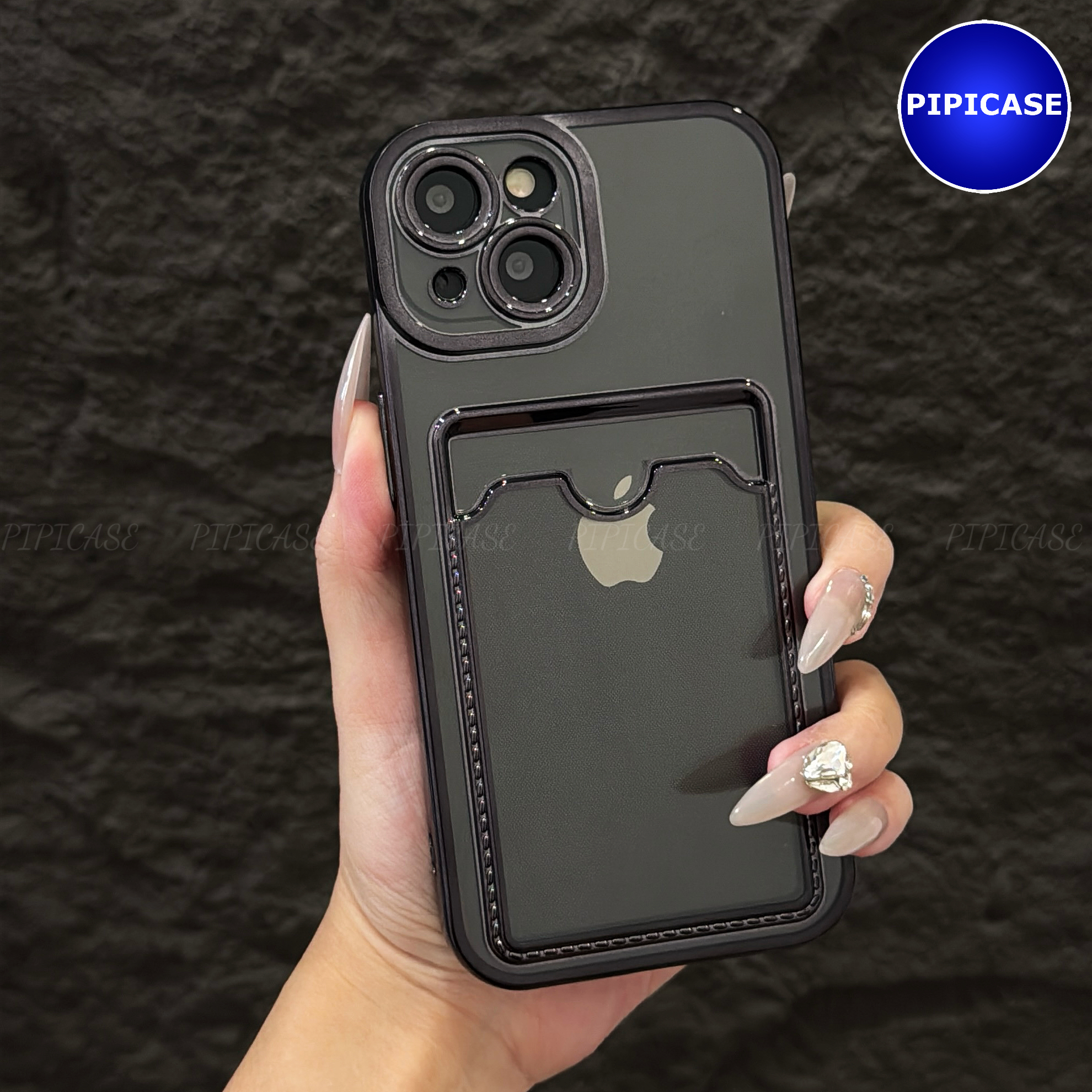 Ốp Lưng iPhone 14 - Ốp Thẻ - Đen_thumbnail_8