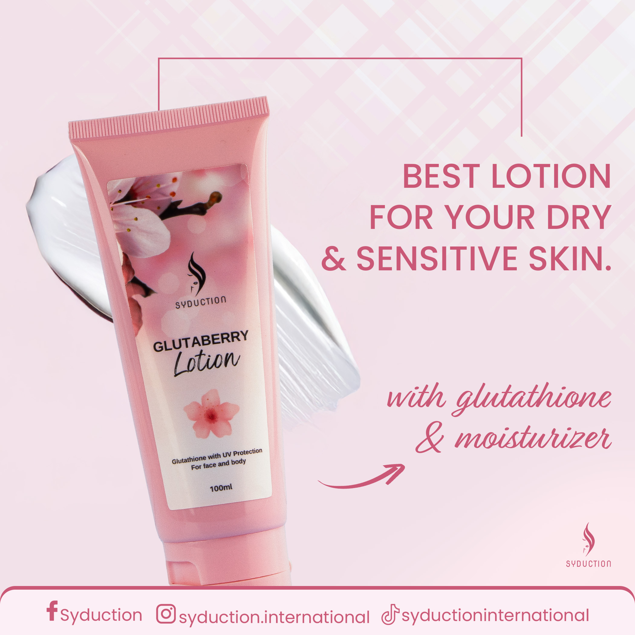Glutaberry Lotion Whitening Sunscreen (100ml)