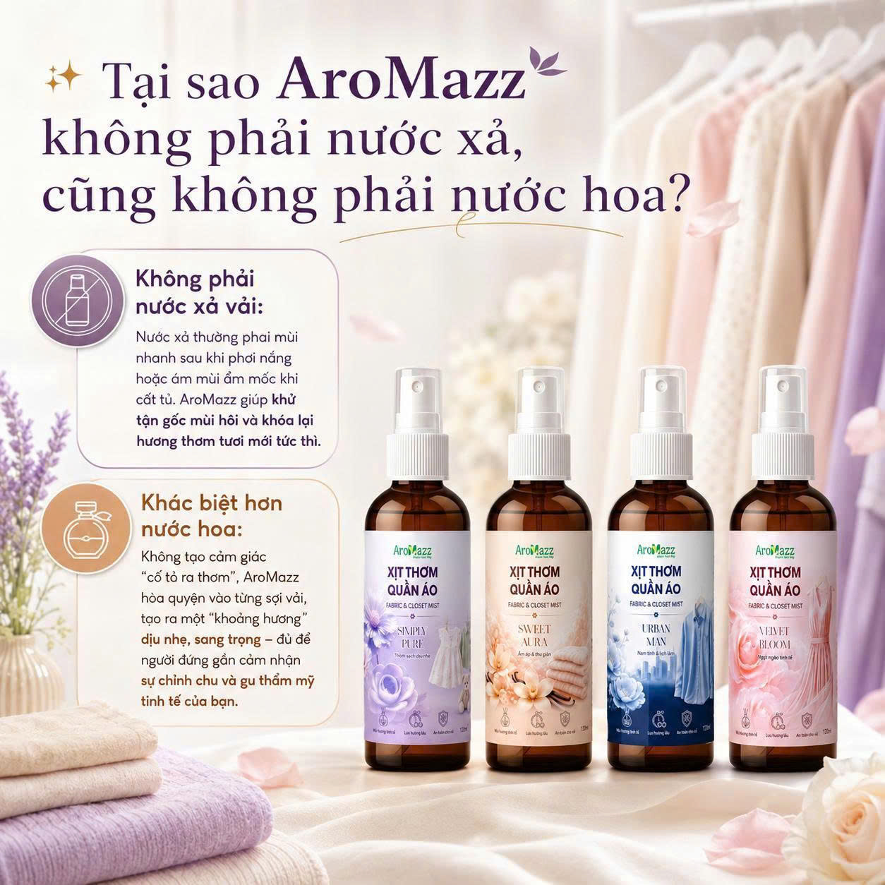 SET 2 Chai Xịt Thơm Quần Áo AroMazz_thumbnail_6