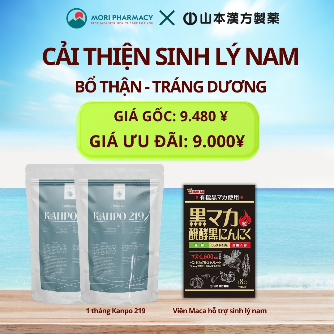 Combo Cải thiện sinh lý nam giới