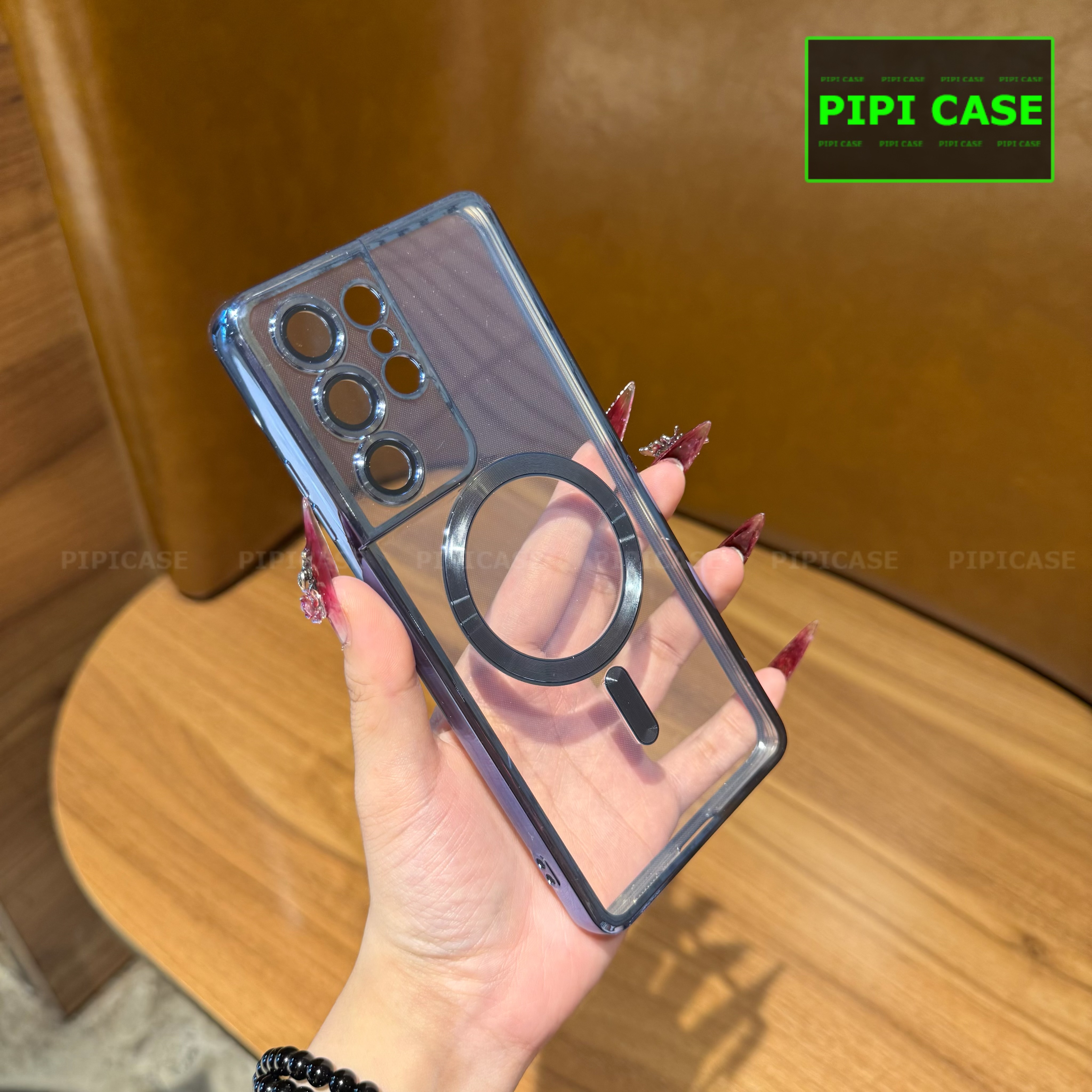 Ốp Lưng Samsung S21 Ultra 5G - Ticker - Xanh Nhạt_thumbnail_1