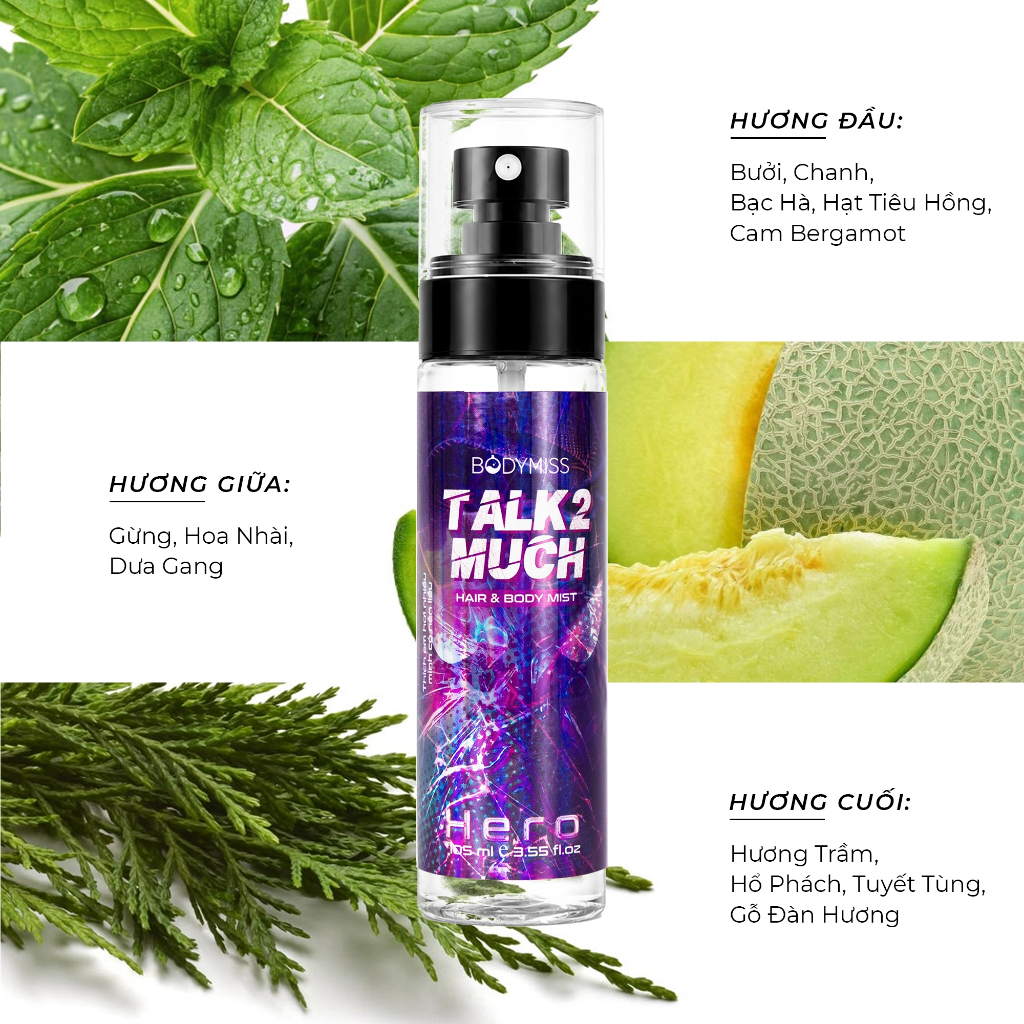 Body Mist Nam Nữ Bodymist Xịt Thơm Hương Nước Hoa Unisex Lưu Hương Lâu BODYMISS_thumbnail_8