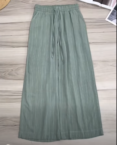 Quần suông linen gân sọc lưng chun dây rút_thumbnail_2
