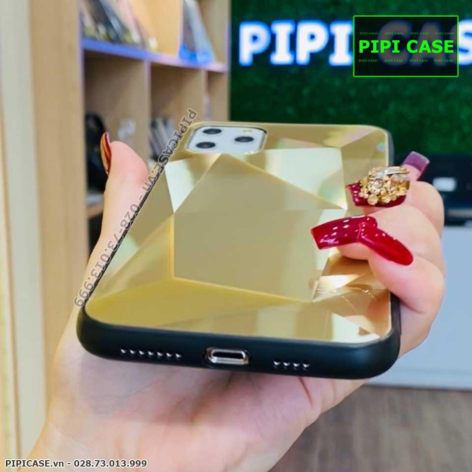 Ốp Lưng iPhone 11 Pro Max - Kim Cương 6D - Vàng_thumbnail_2
