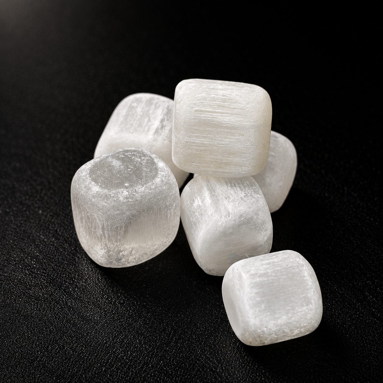 Đá cuội đã mài / Tumbled Satin Spar size 2 - 4cm/viên