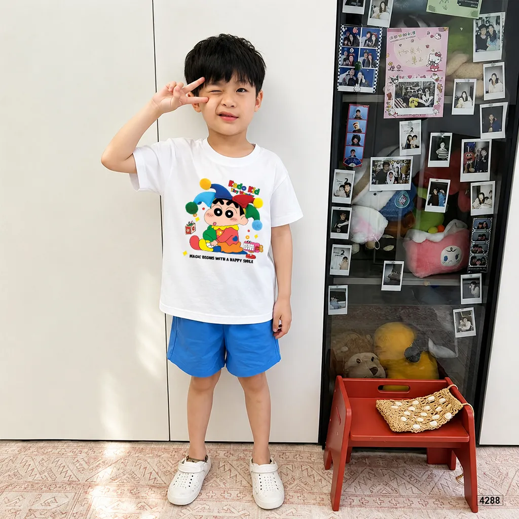 Áo thun trẻ em phong cách hoạt hình Kado 4288_thumbnail_1