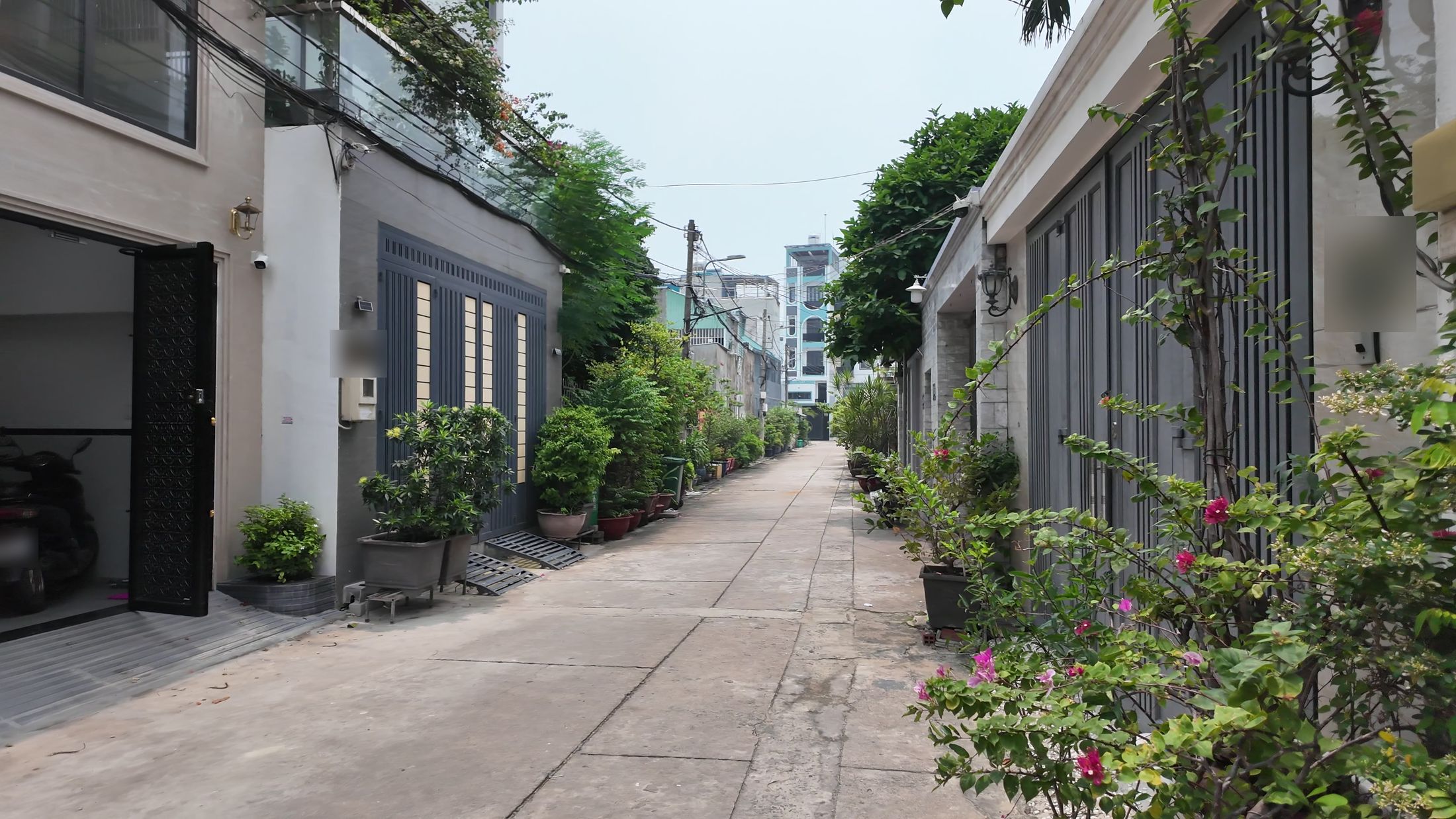 Hẻm trước tòa nhà, đường Thống Nhất, Gò Vấp