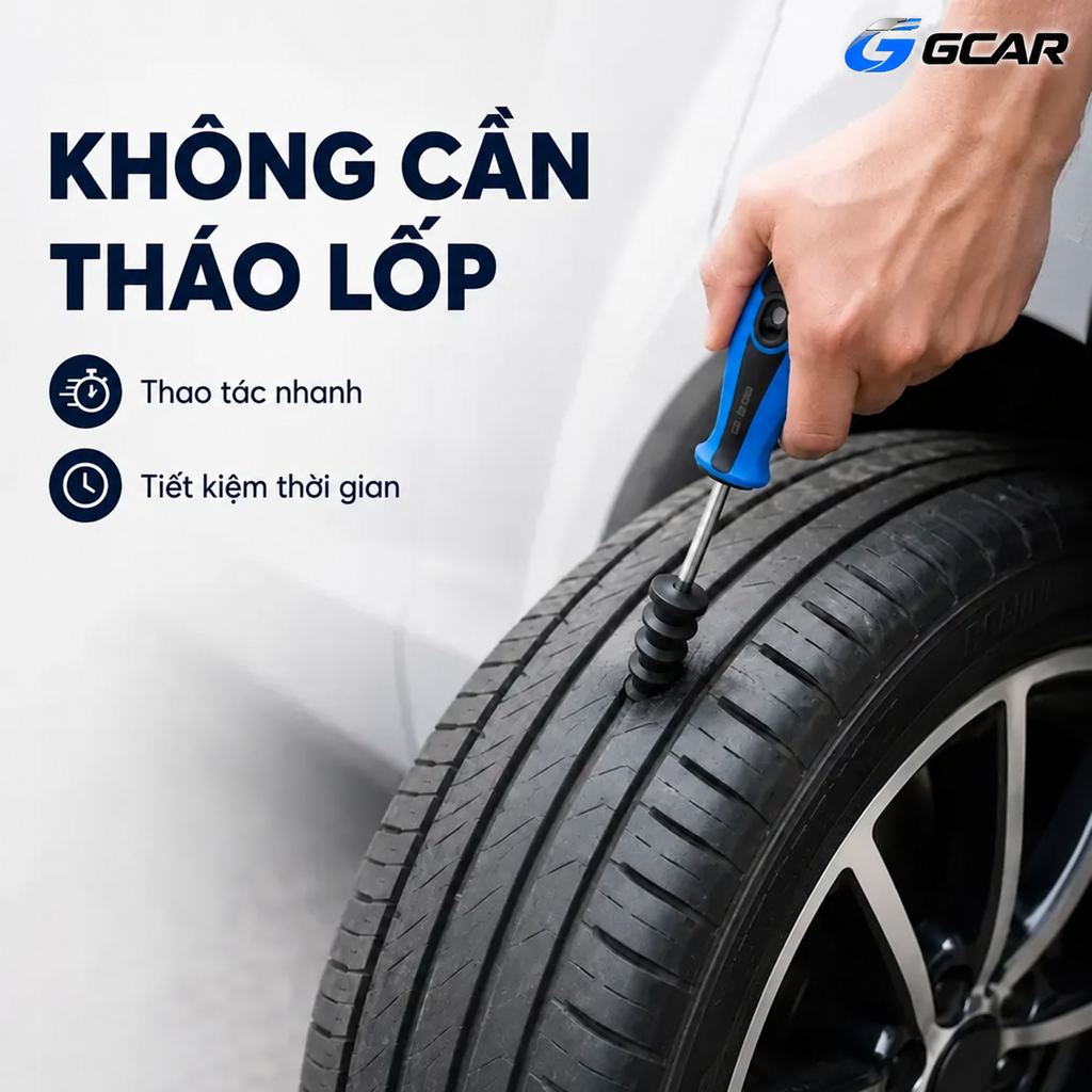 Bộ 20 Đinh Vá Lốp Khẩn Cấp Bằng Vít Cao Su (Kèm Tua Vít To)_thumbnail_1