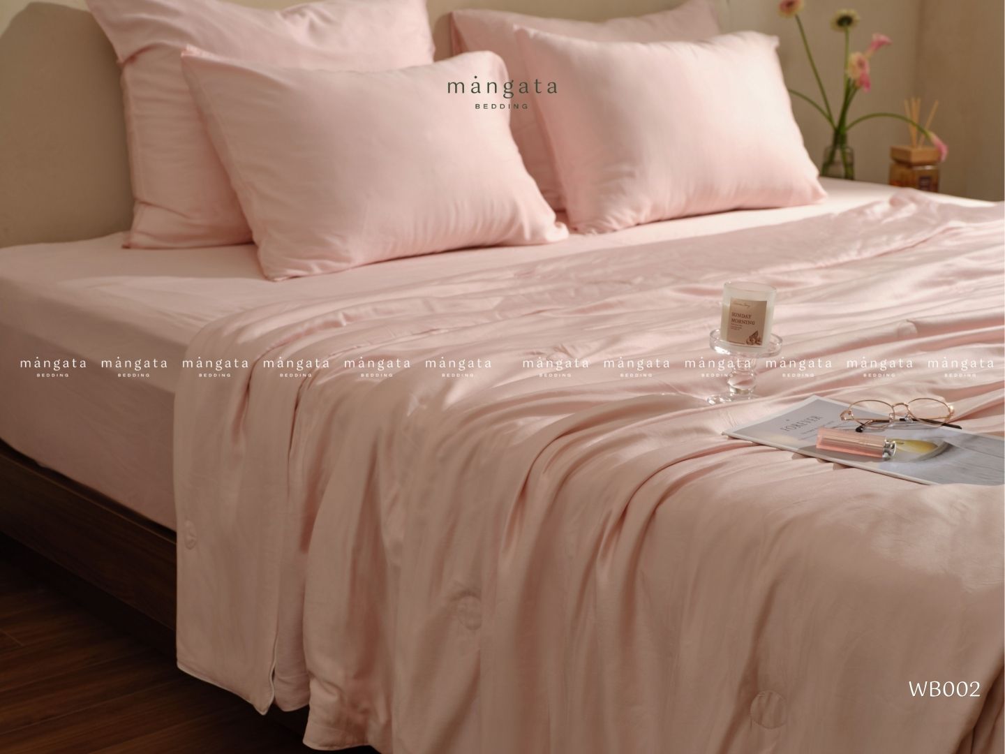 Rosy Coral - Bộ 𝗧𝗔𝗡𝗕𝗢𝗢𝗖𝗘𝗟® Washed Bamboo_thumbnail_2