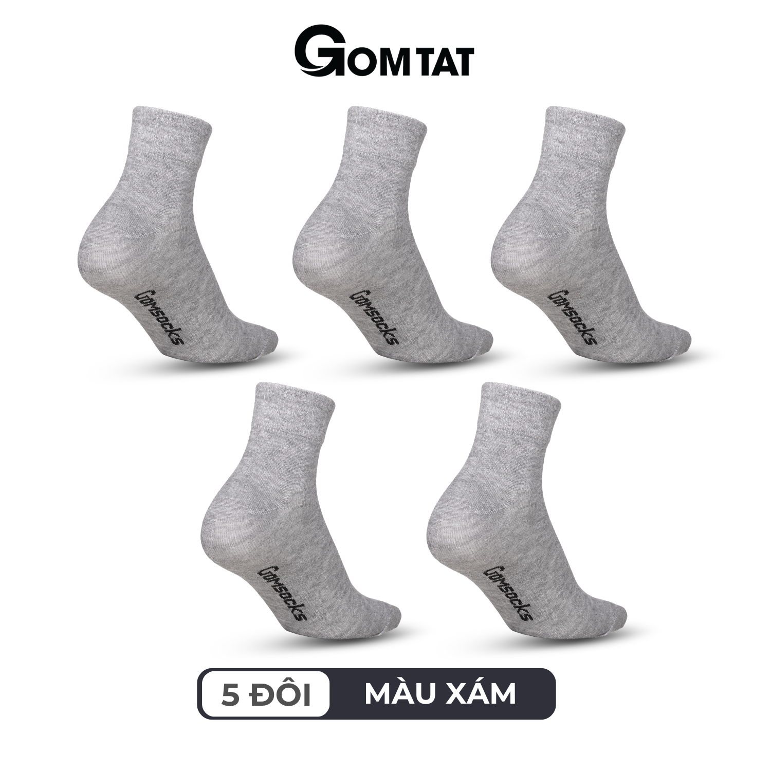 Tất cổ cao nam nữ GOMTAT trơn màu basic thoáng khí - VNX-SOCKS-CAO_thumbnail_13